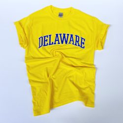 University of Delaware Arched Delaware T-shirt - yellow