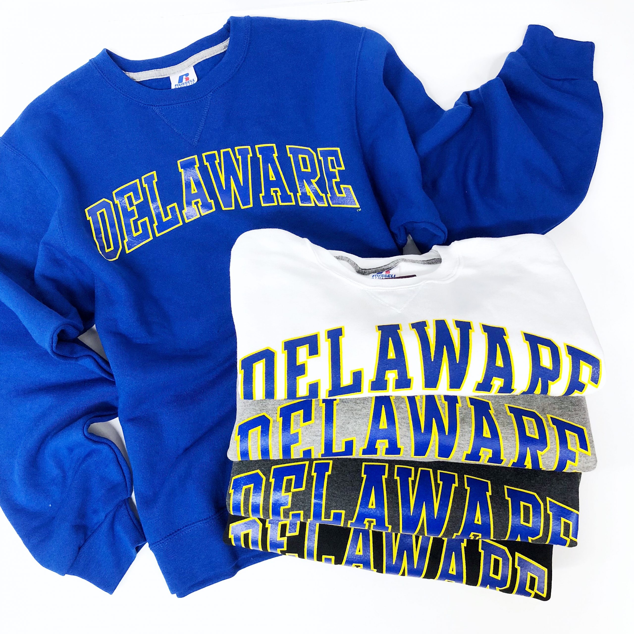 University of Delaware Alumni UD Crew Neck Sweatshirt - Oatmeal