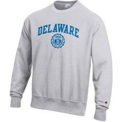 University of Delaware Champion Reverse Weave Collegiate Crewneck – 5 and