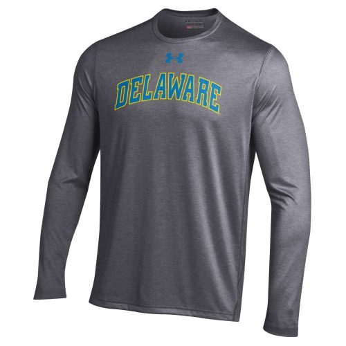 University of Delaware Under Armour Long Sleeve Performance T-shirt - Carbon