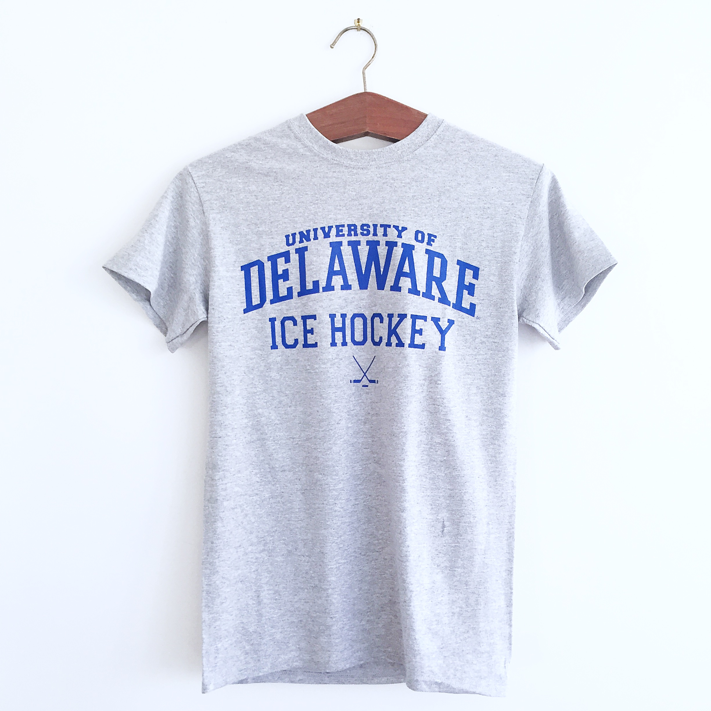 University of Delaware Ice Hockey T-shirt – Royal – National 5 and 10