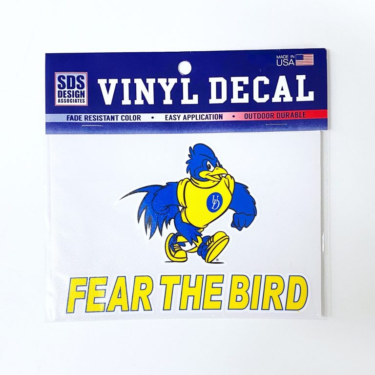 University of Delaware Fear The Bird Decal