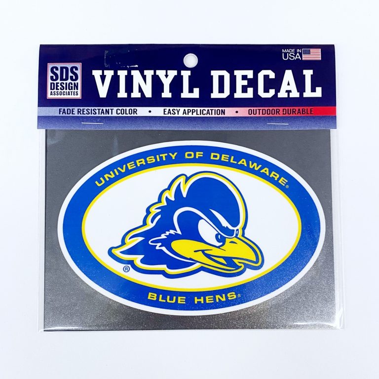 University of Delaware YoUDee Euro Oval Decal