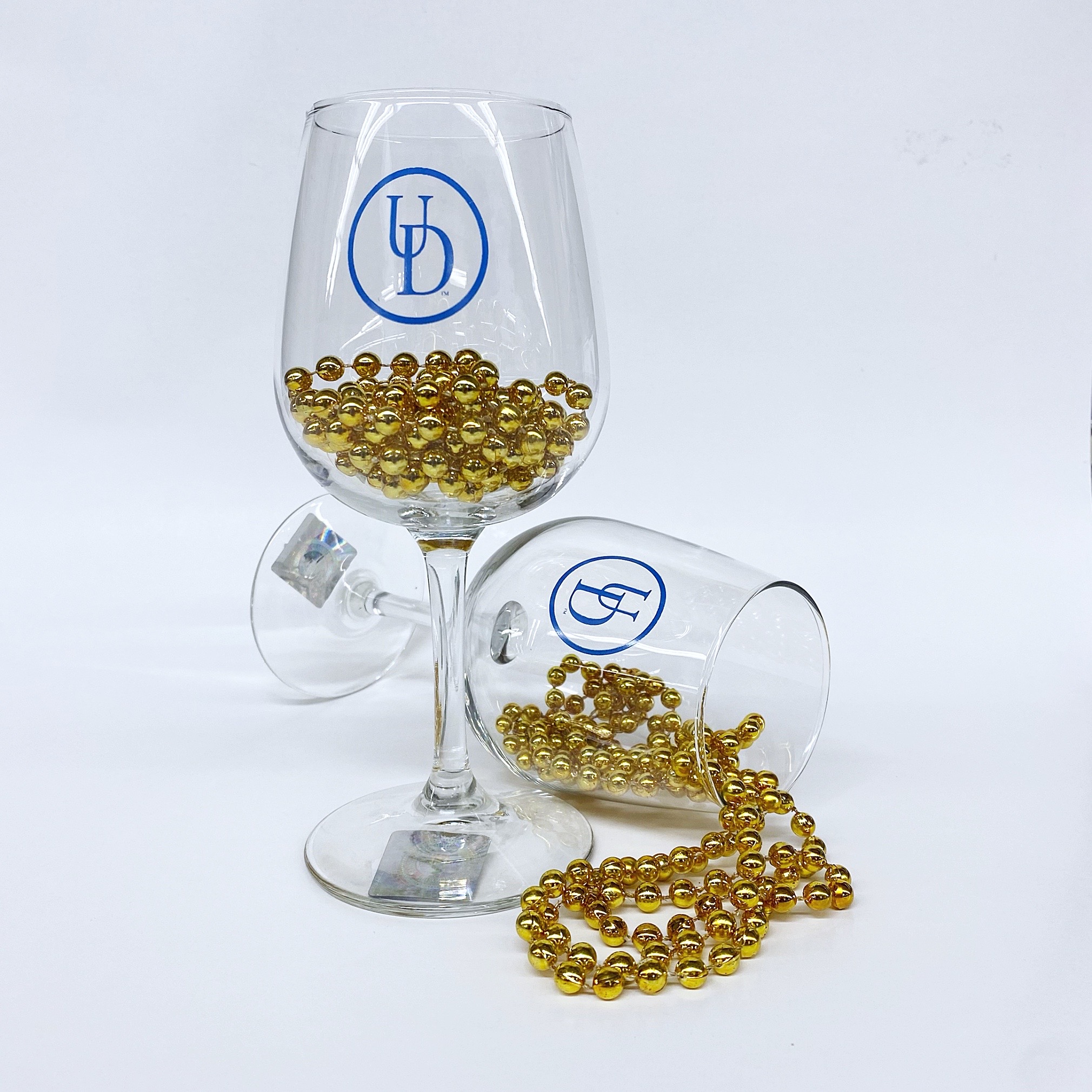 University of Delaware Wine Glasses – Set of 2 – National 5 and 10
