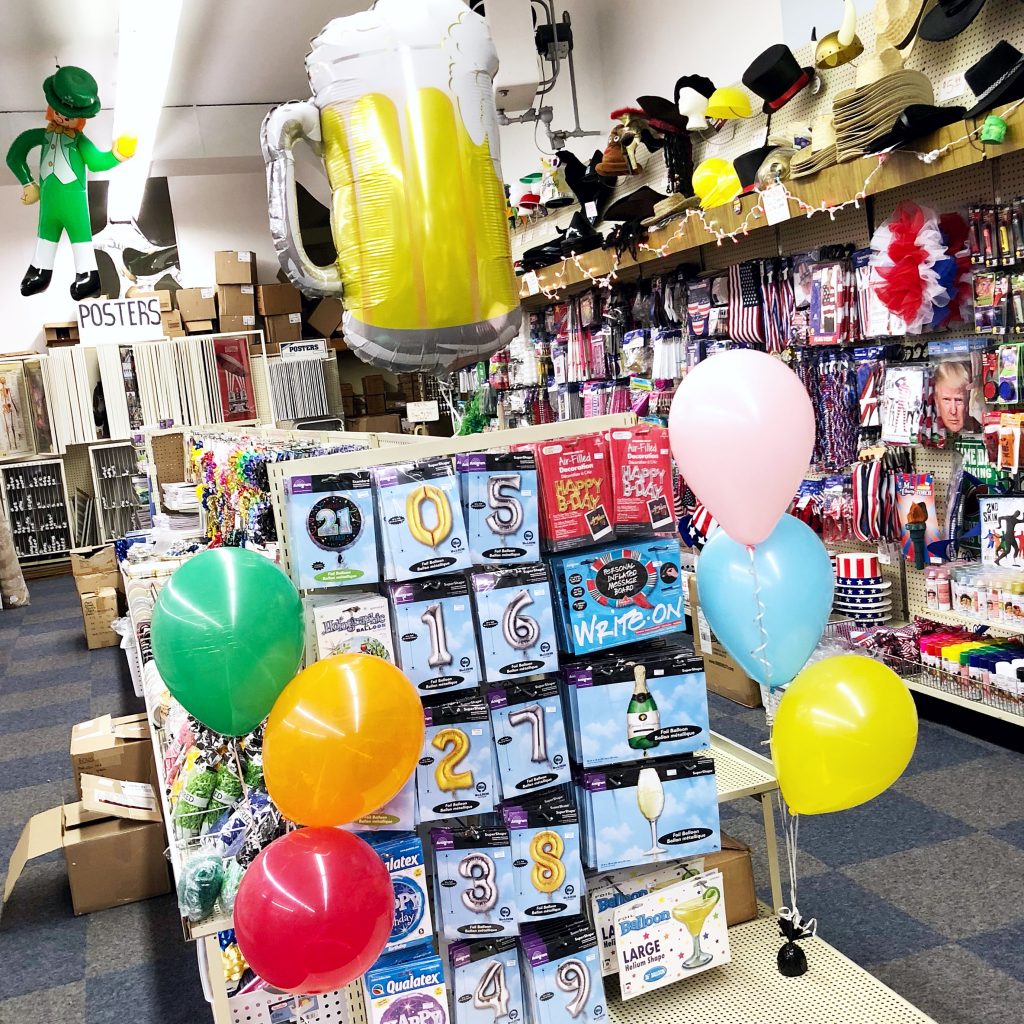 Helium Balloons at National 5 & 10 in Newark, DE