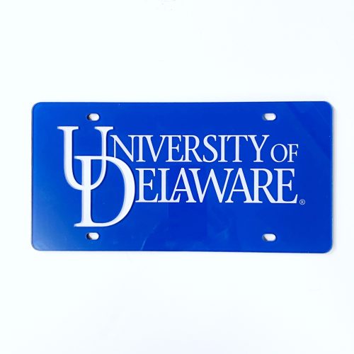 University of Delaware Word Mark License Plate
