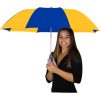 Blue and Yellow 48" Automatic Umbrella