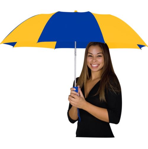 Blue and Yellow 48" Automatic Umbrella