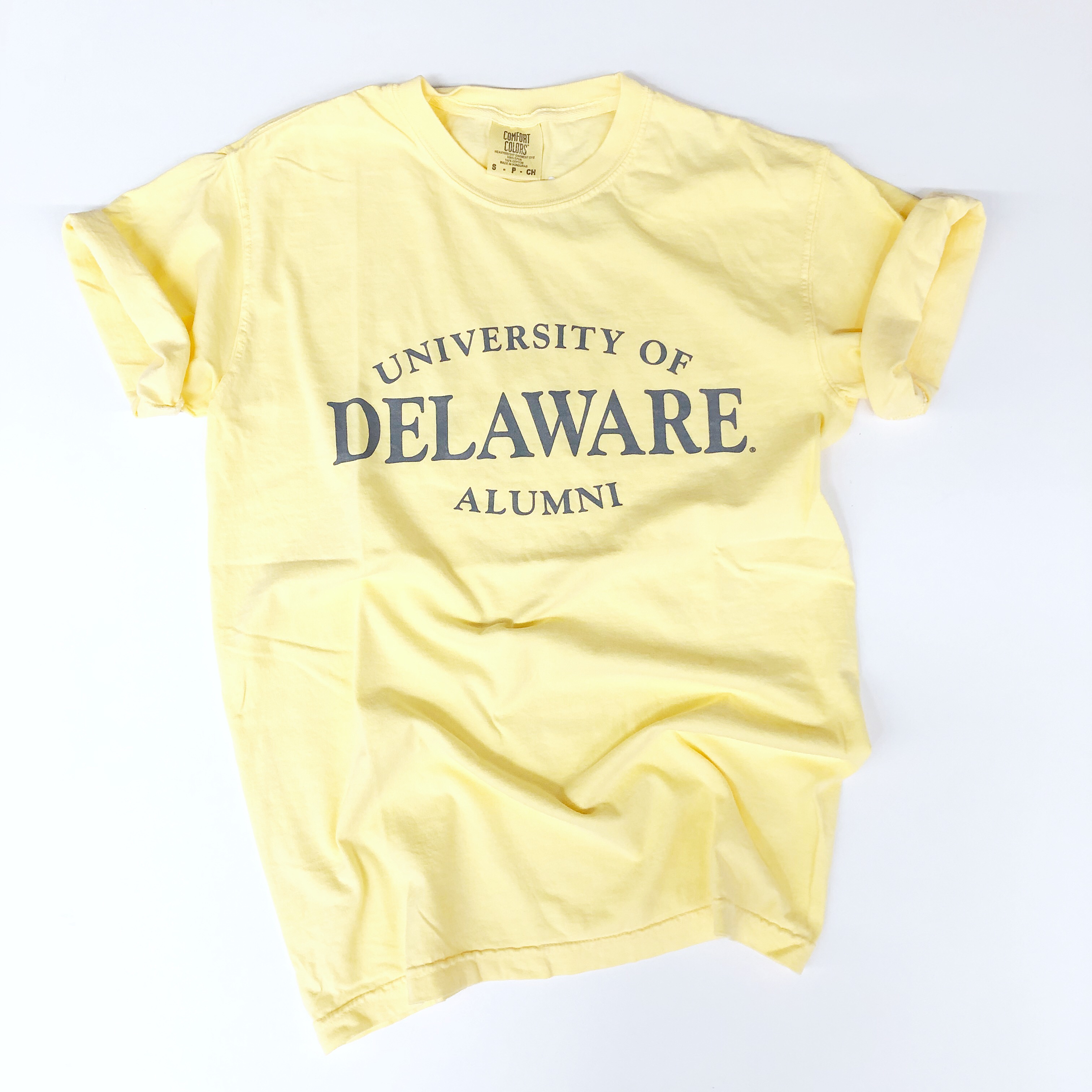 University Of Delaware Comfort Colors Alumni T Shirt Butter
