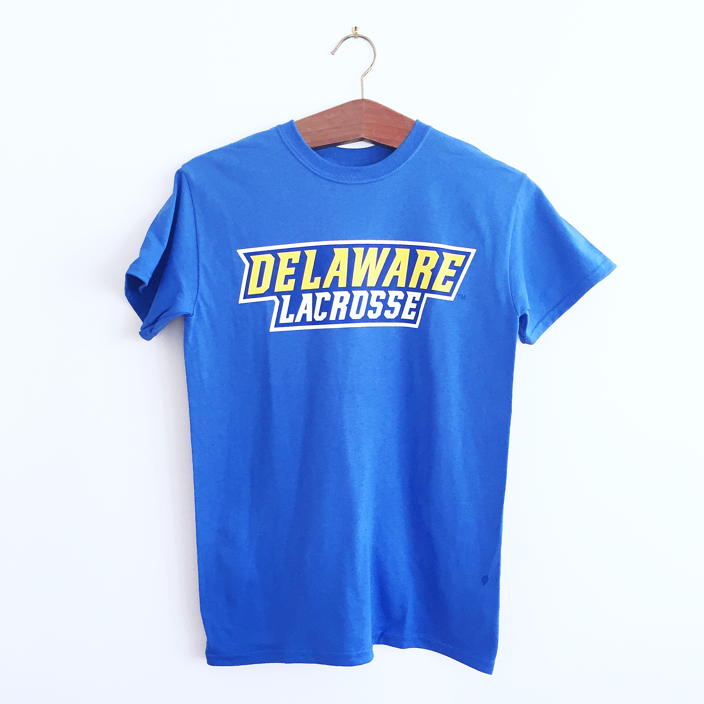 University of Delaware Lacrosse T-shirt – Royal – National 5 and 10