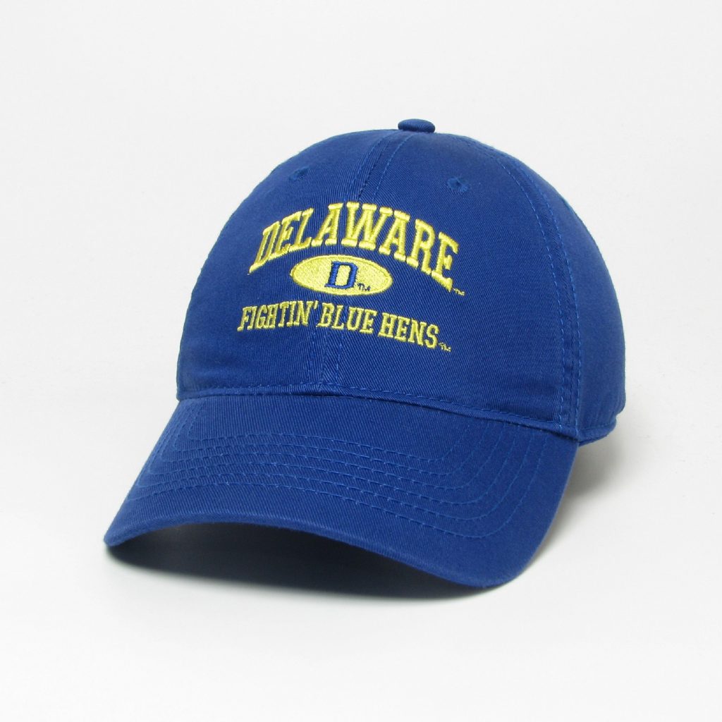 Vintage University Of Delaware Blue Hens Iron On Patch | 3 X 2.25 Inches | Embroidered