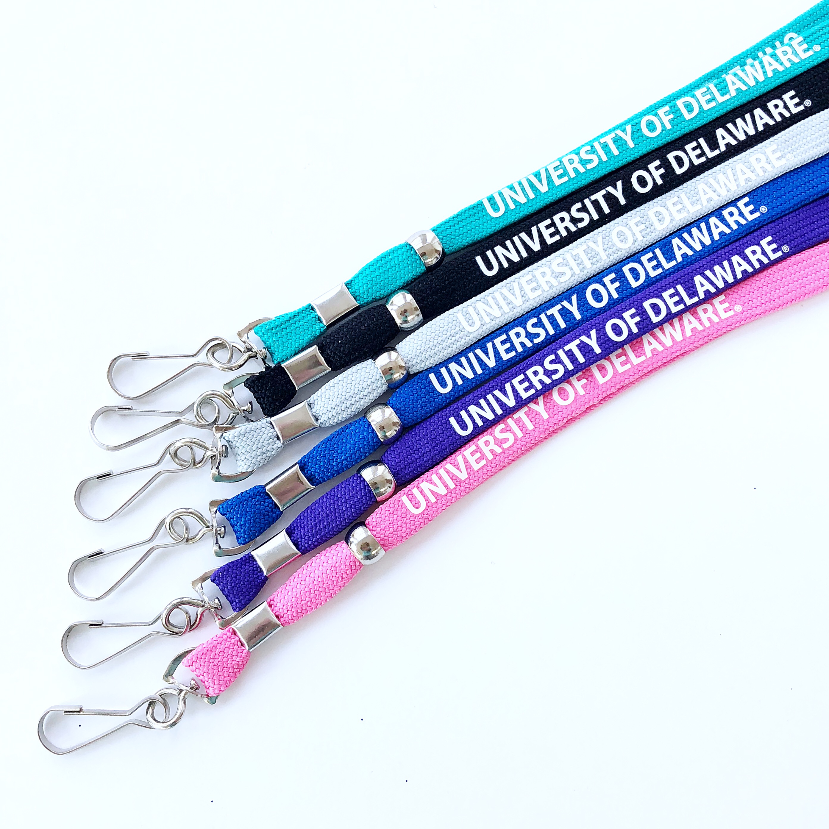 University of Delaware Shoelace Lanyard National 5 and 10