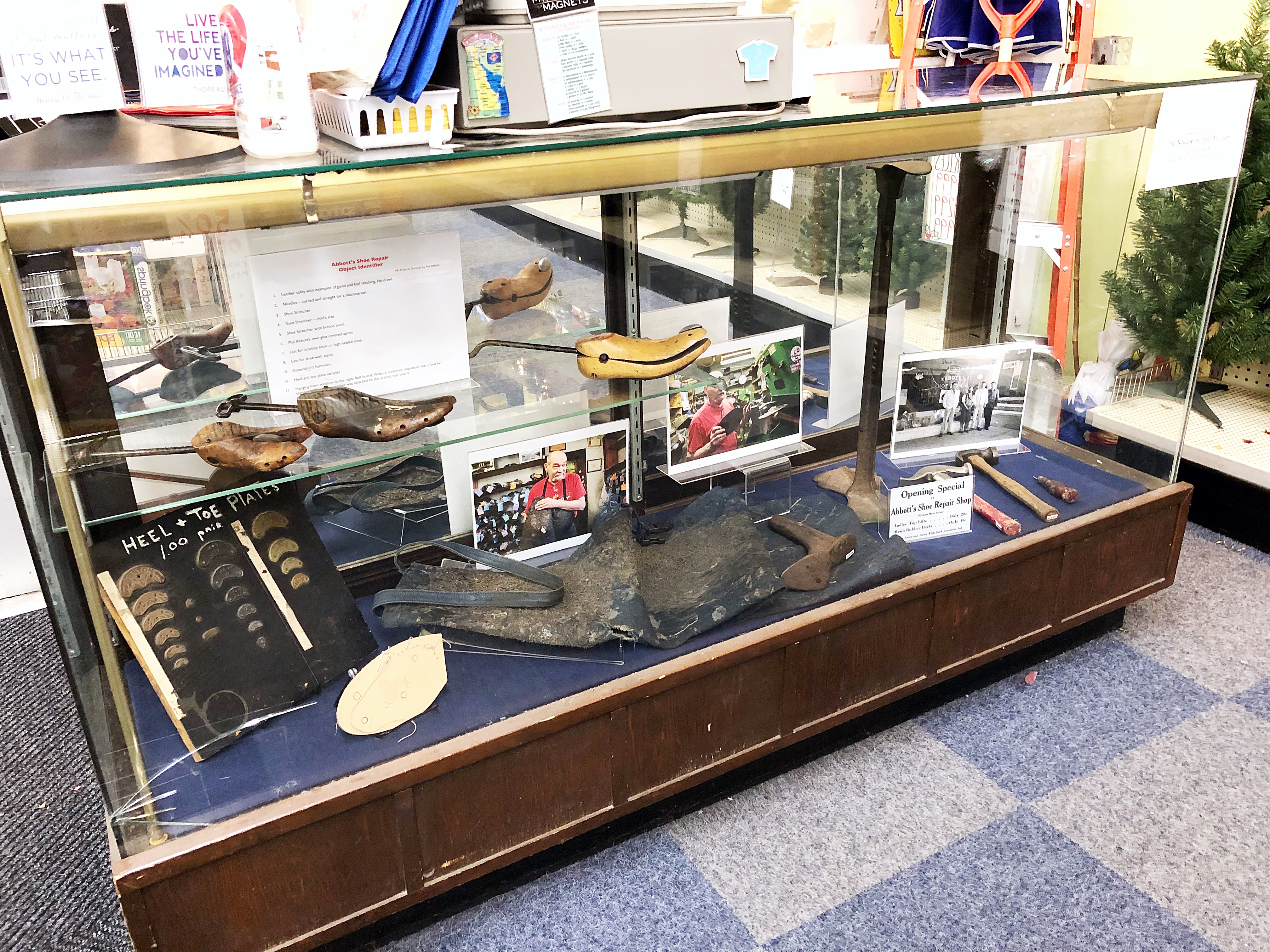 PopUp Exhibit Abbott’s Shoe Repair Shop National 5 and 10 PopUp Exhibit Abbott’s Shoe Repair Shop National 5 and 10