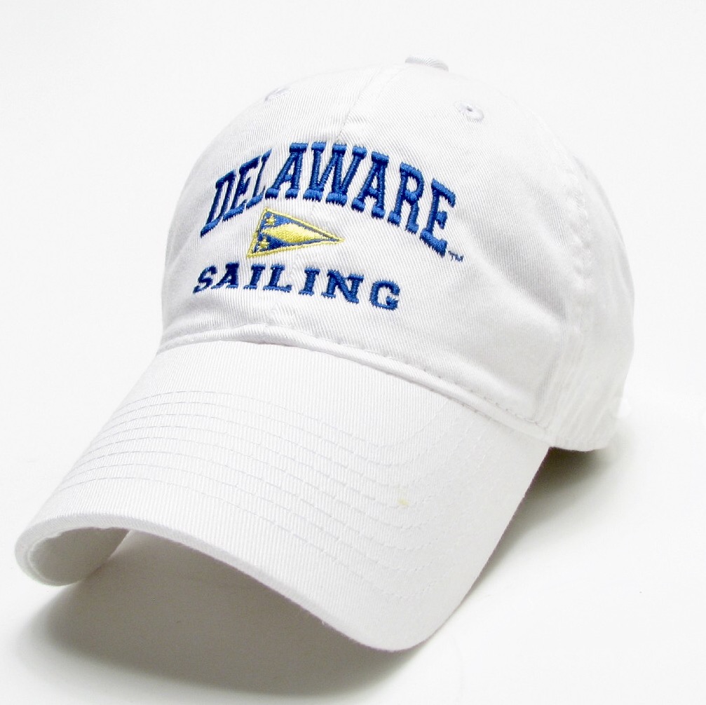 University of Delaware Sailing Hat – White – National 5 and 10