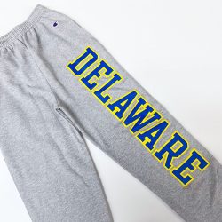 University of Delaware Champion Delaware Sweatpants – Oxford – National 5 and 10
