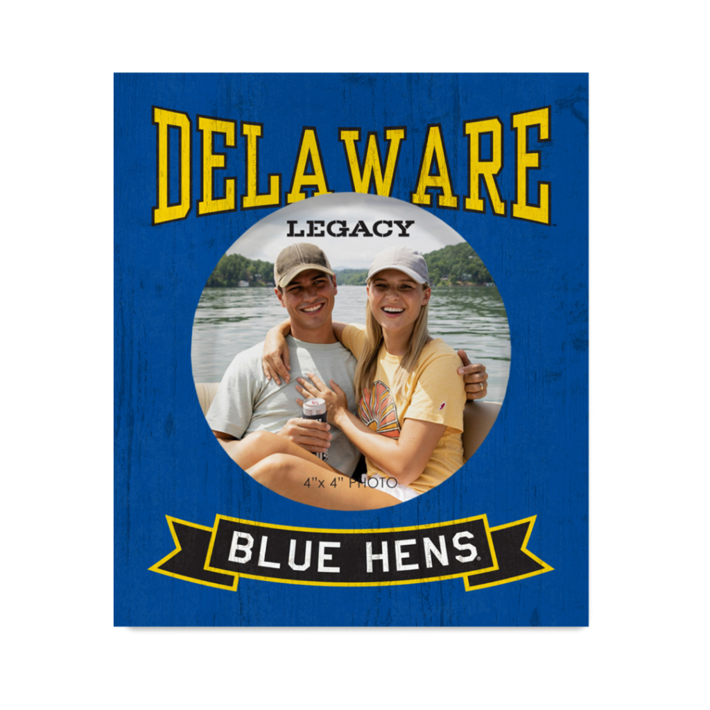 University of Delaware Circle Photo Picture Frame – National 5 and 10