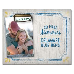 NCAA Legacy Delaware Fightin Blue Hens Memento Photo Holder 8x10 Wood One Size 