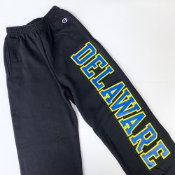 University of Delaware Champion Big Delaware Sweatpants – Black