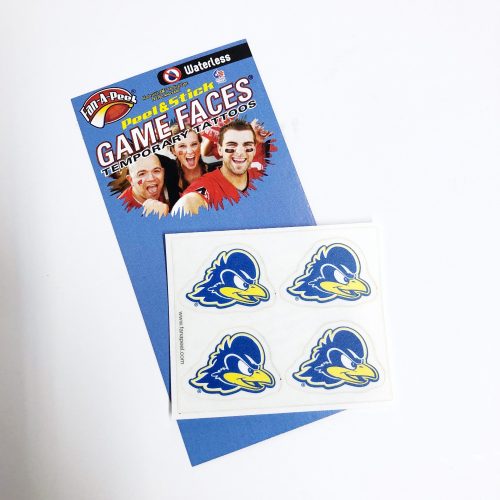 University of Delaware 3-Color YoUDee Temporary Tattoos