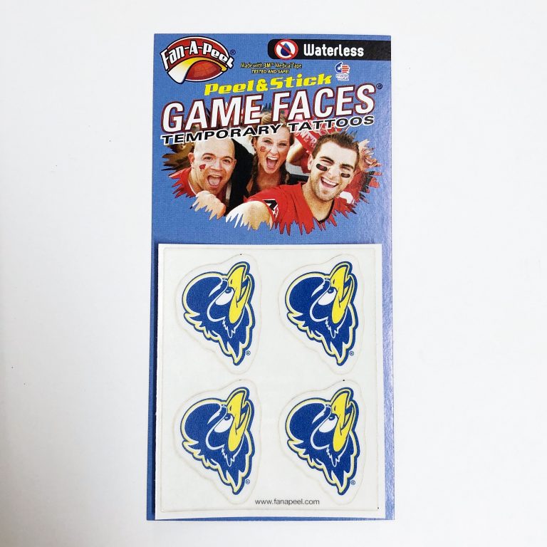 University of Delaware 3-Color YoUDee Temporary Tattoos