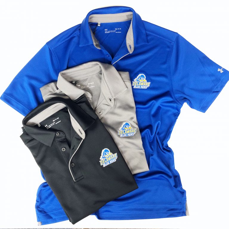 University of Delaware Under Armour Tech Performance Polos