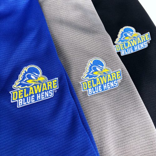 University of Delaware Under Armour Tech Performance Polo Embroidery