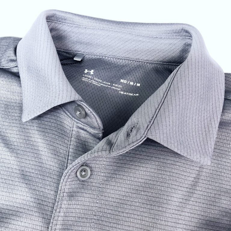 University of Delaware Under Armour Tech Performance Polo - Neck Detail