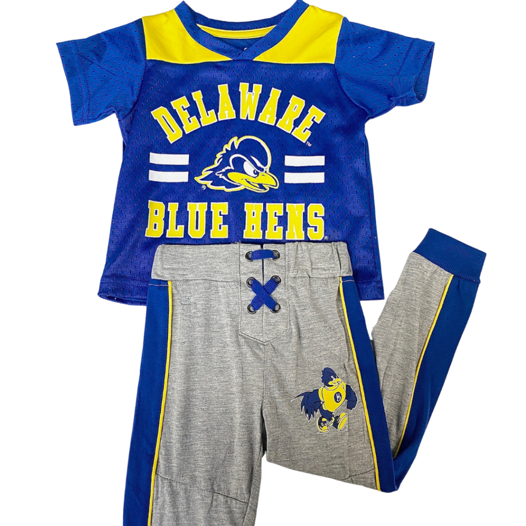 University of Delaware Toddler Football Jersey & Pant Set National 5