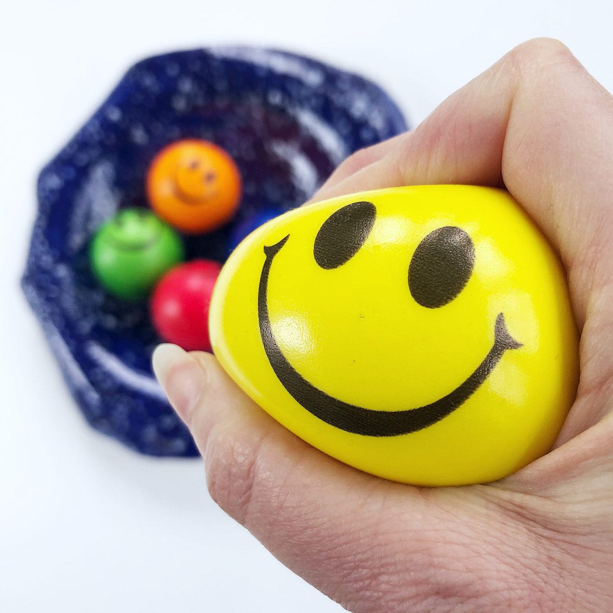 soft smiley ball