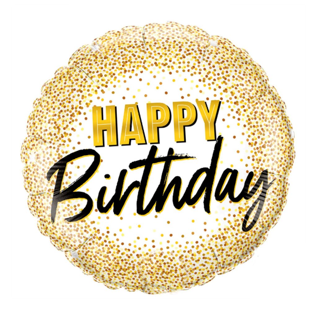 Polka Dot Happy Birthday Balloon – National 5 and 10