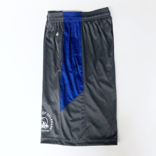 University of Delaware Men's Badger Tonal Panel Athletic Shorts with Pockets