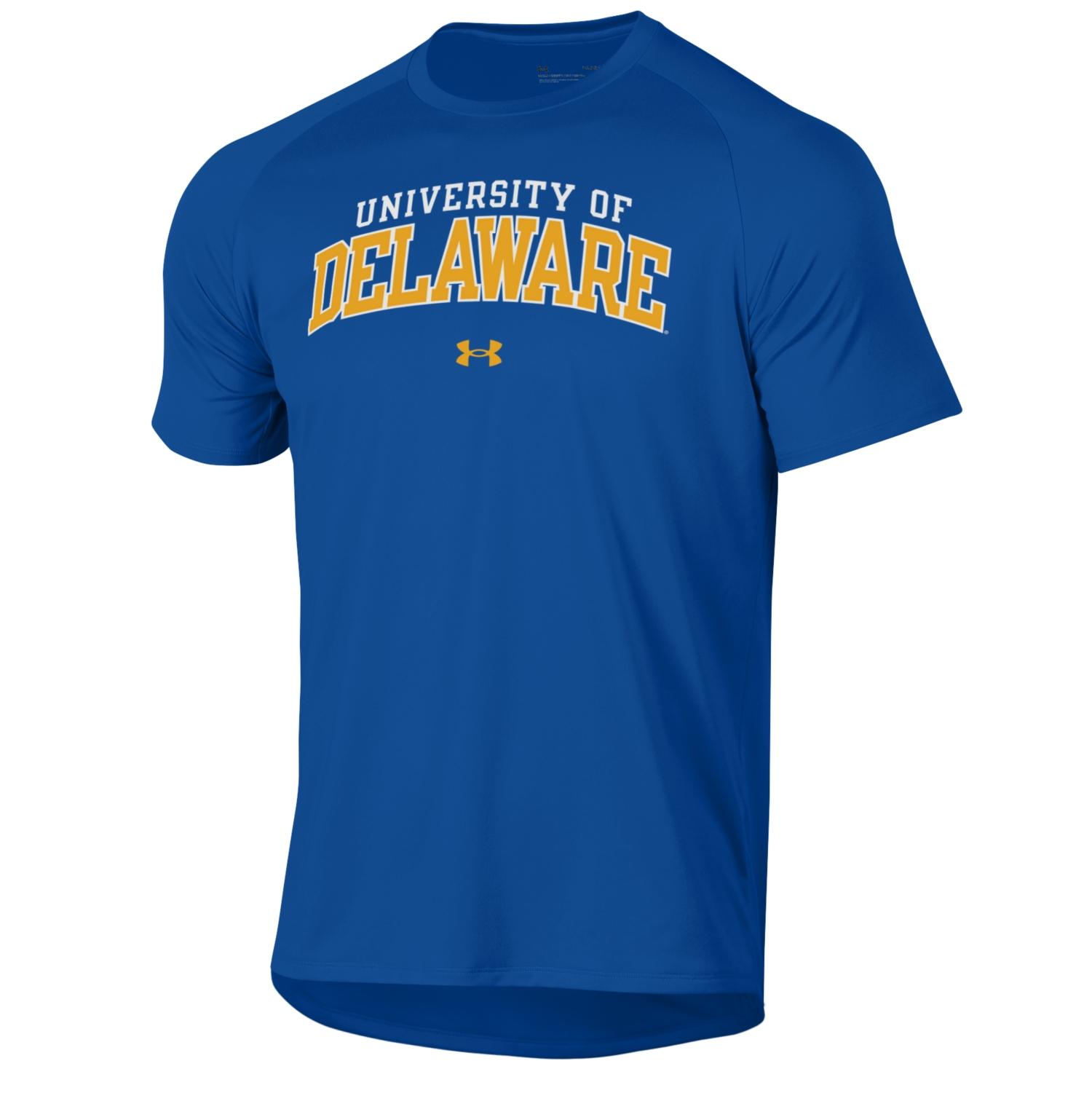 University of Delaware Under 2-Color Performance T-shirt – Royal – National 5 and 10