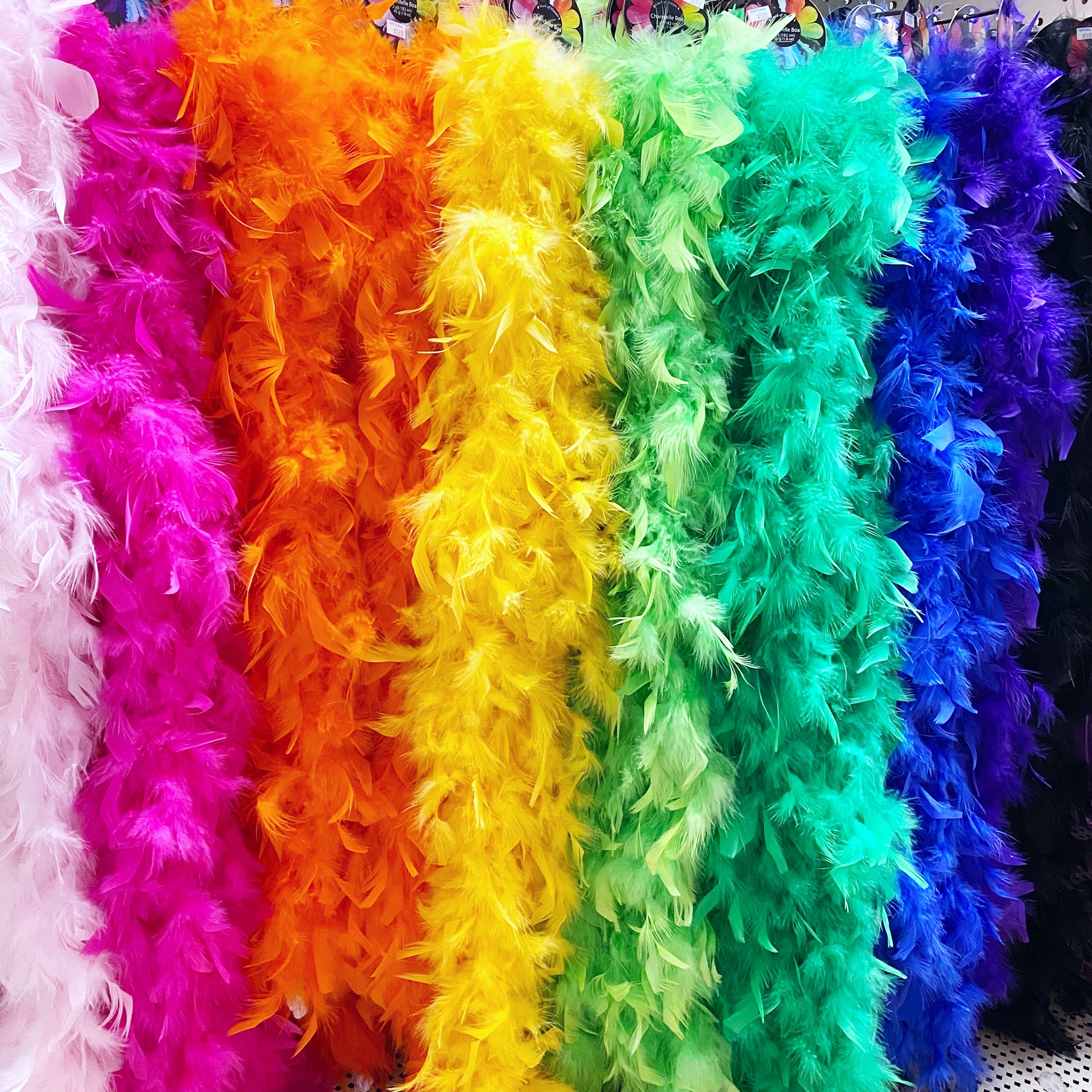  Xtinmee 12 Pcs 5 ft Feather Boas Artificial Fluffy