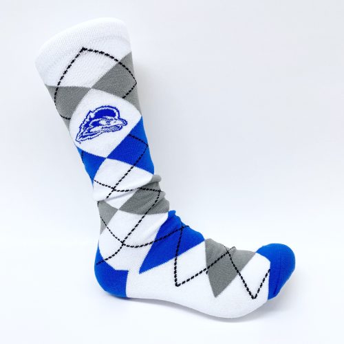 University of Delaware Argyle Crew Sock