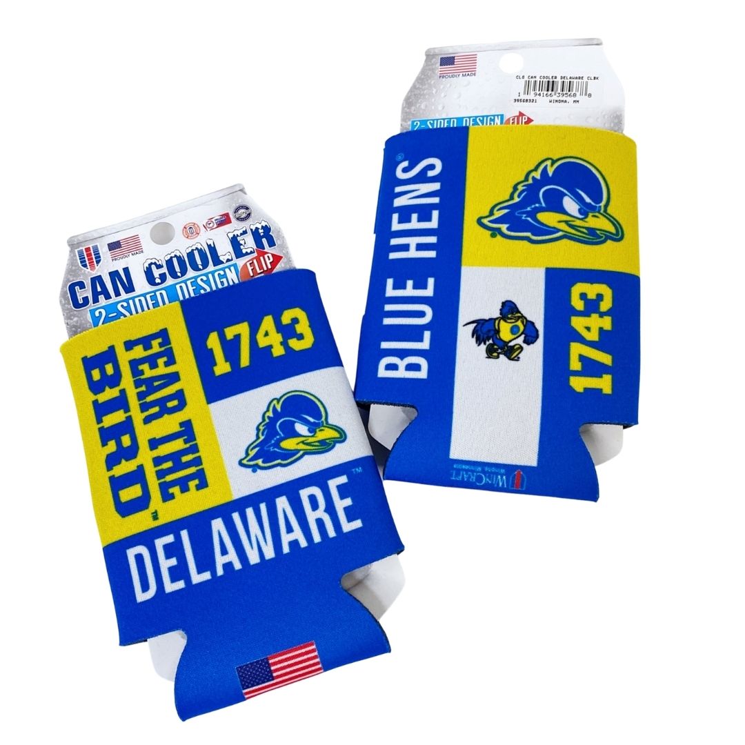 University of Delaware Color Block Can Koozie