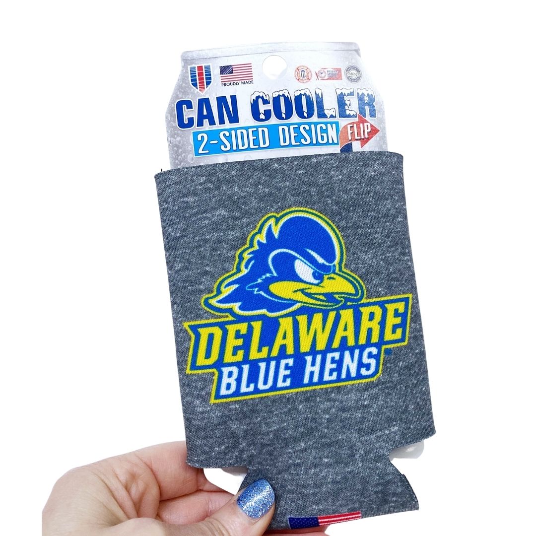 University of Delaware Color Block Can Koozie