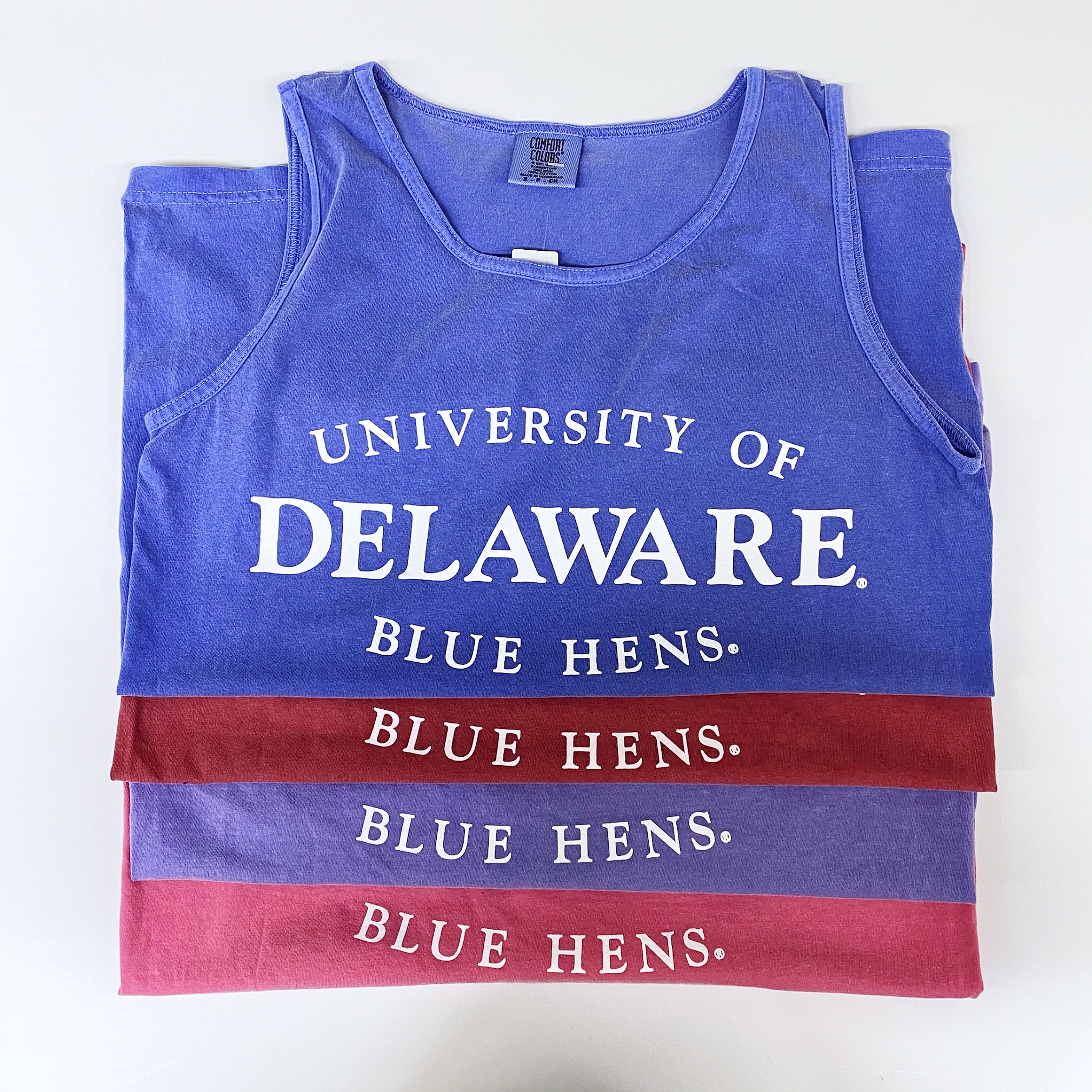 University of Delaware Blue Hens Comfort Colors Tank Top