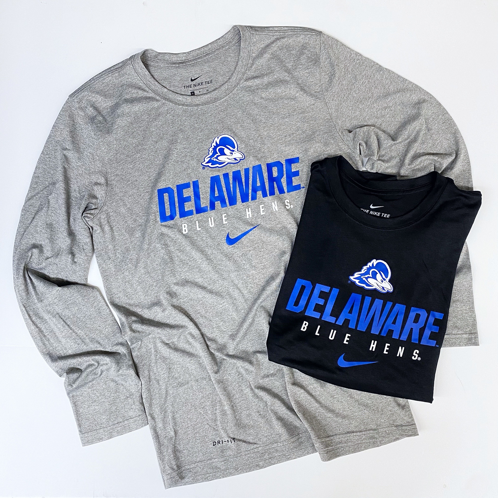 University of Delaware Blue Hens Nike Sleeve Performance T-shirt – National 5 and 10