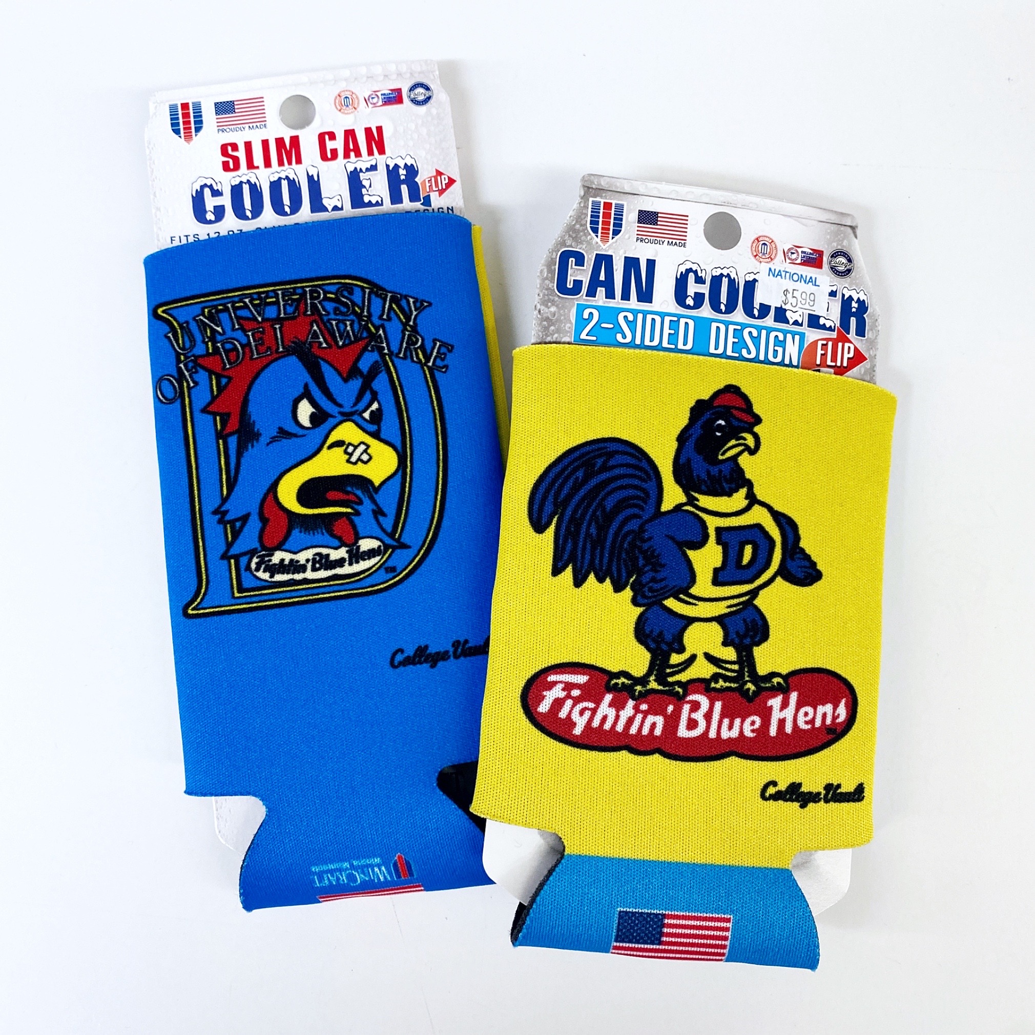 University of Delaware Color Block Can Koozie