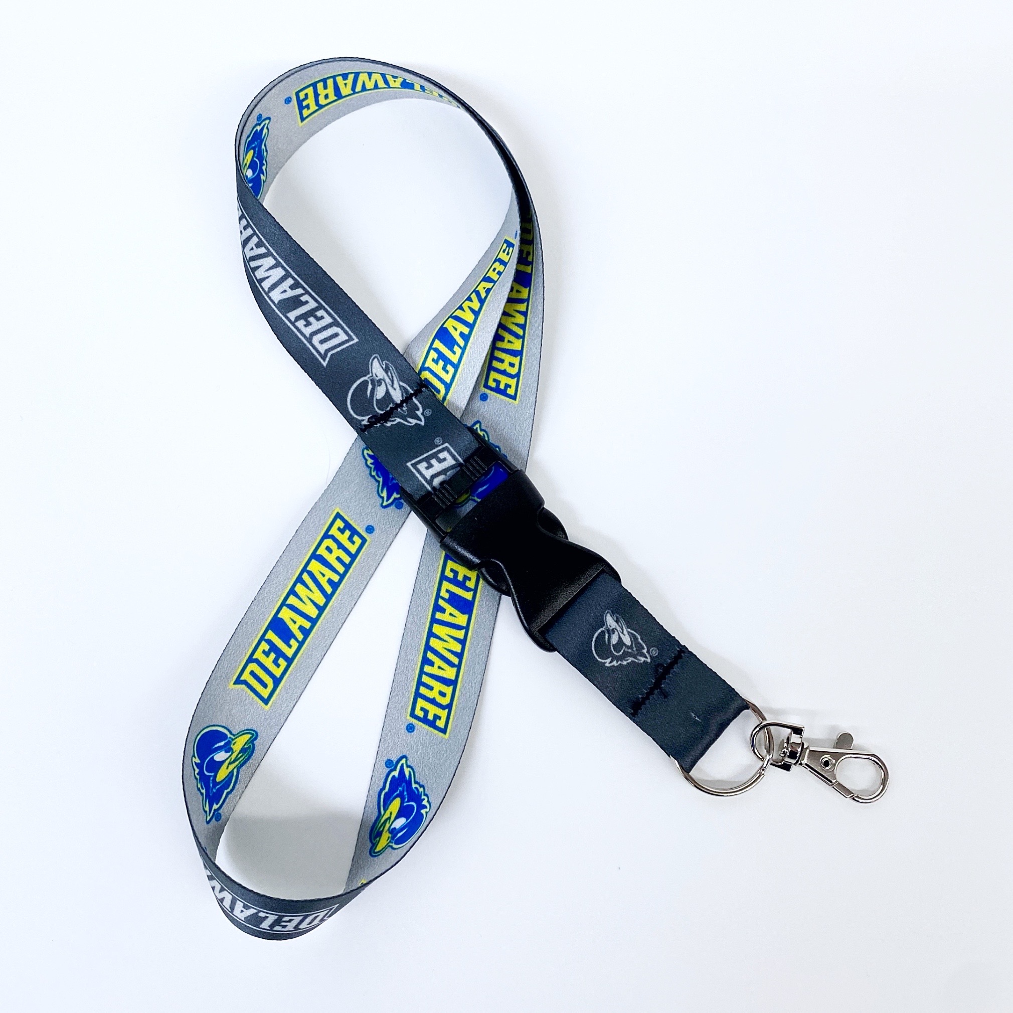 University of Delaware Carabiner Key Ring with Strap – National 5