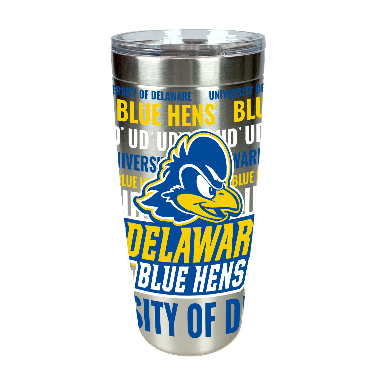 University of Delaware Insulated Koozie Travel Tumbler – National 5 and 10