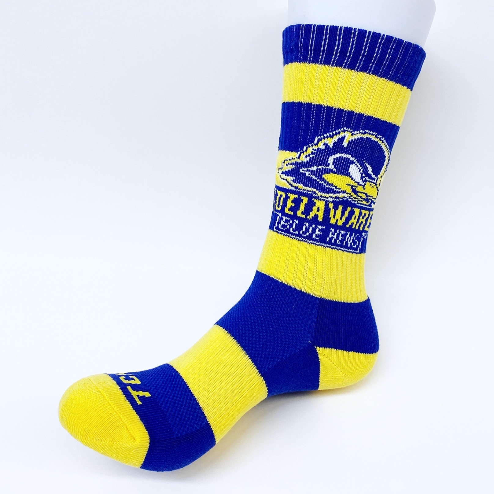 University of Delaware TCK Comfort Crew Rugby Stripe Socks – National 5 and  10