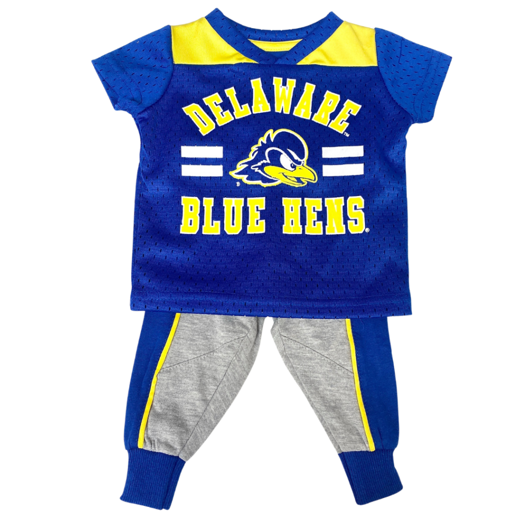 University of Delaware Infant Football Jersey & Pant Set National 5