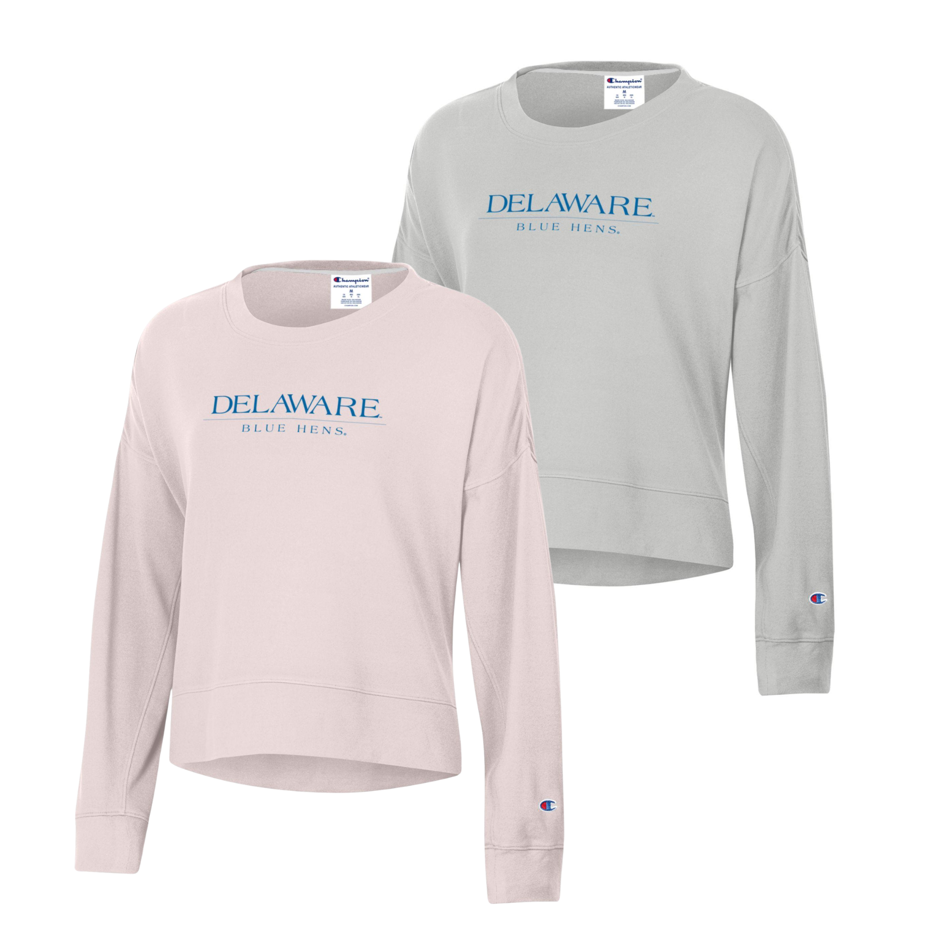 University of Delaware Women's Champion Cropped Crewneck Sweatshirts